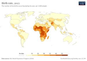 crude birth rate